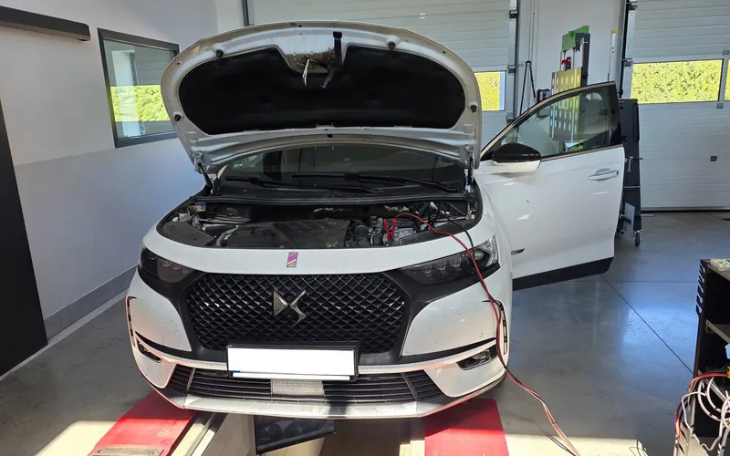 Realizacja: DS 7 2.0 BlueHDi: kodowanie zbiornika dodatku do DPF